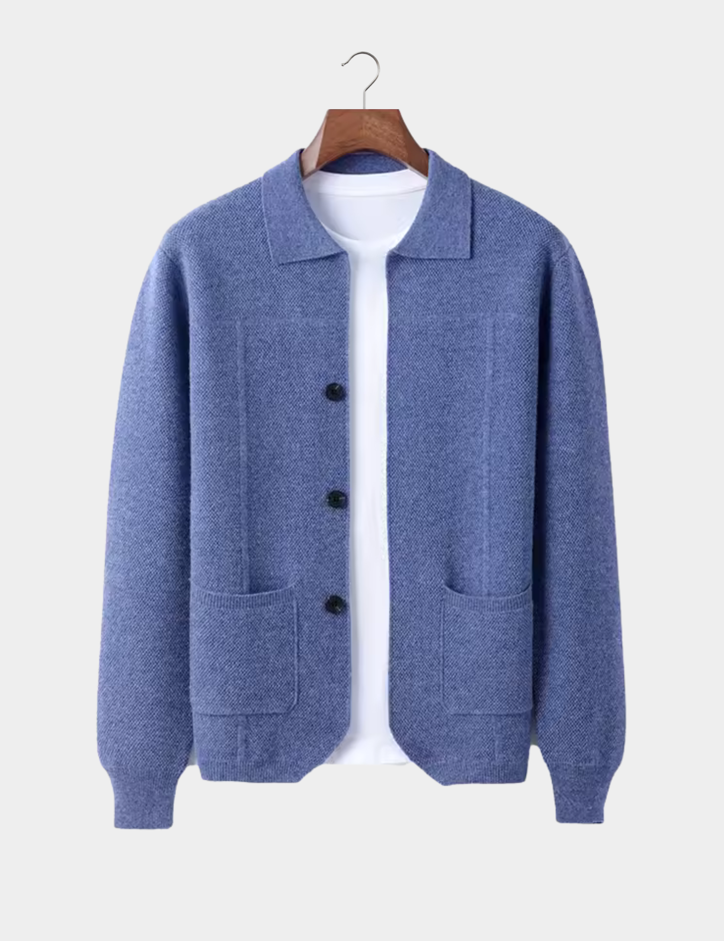 Pemberton Merino Button Overshirt