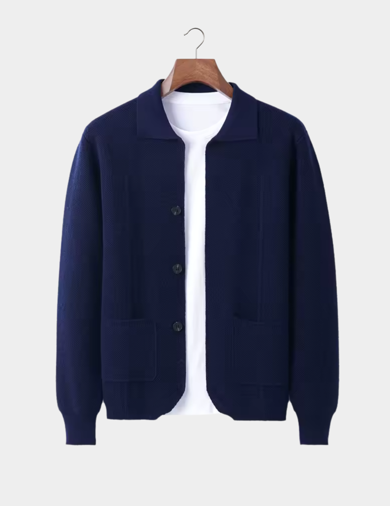 Pemberton Merino Button Overshirt