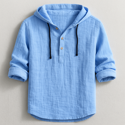 Rex Hooded Linen Shirt