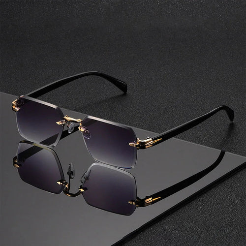 Quincy Rimless Sunglasses