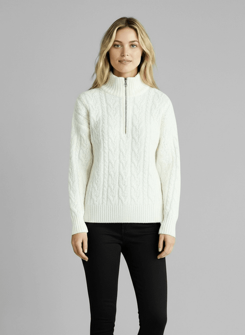 Amy Sweater with Zipper