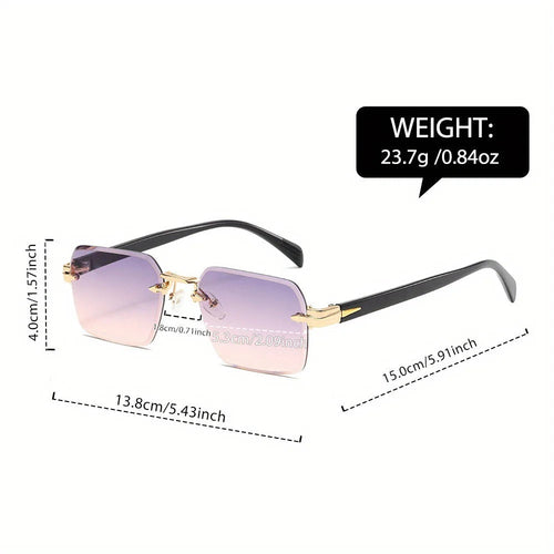 Quincy Rimless Sunglasses