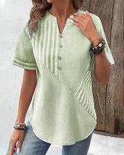 ANYA STRIPED BLOUSE