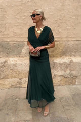 Fenwick Draped Evening Dress