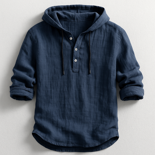 Rex Hooded Linen Shirt