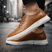 Harrington Brogue Leather Trainers