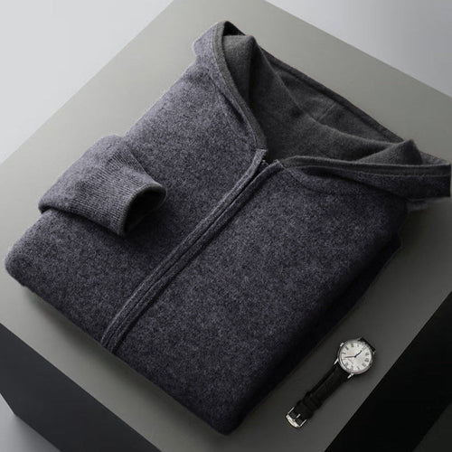 CYRUS REVERSIBLE CASHMERE HOODIE