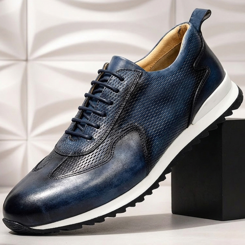 Reuben Cowhide Leather Trainer