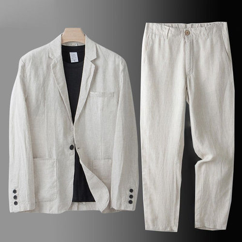 Davenport Linen Suit Set