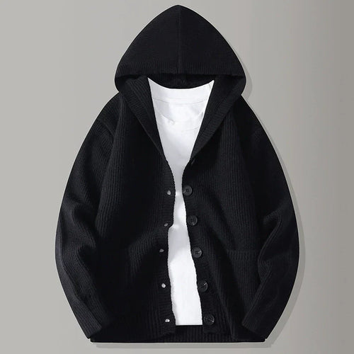 STIRLING HOODED KNIT CARDIGAN