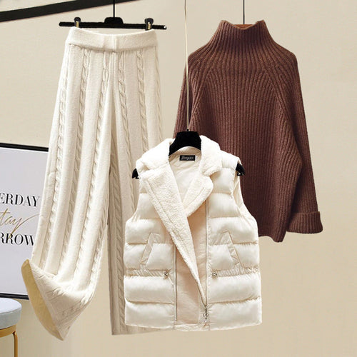 Kensington Knitted Three-Piece Set