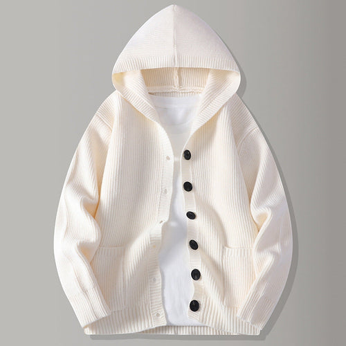 STIRLING HOODED KNIT CARDIGAN