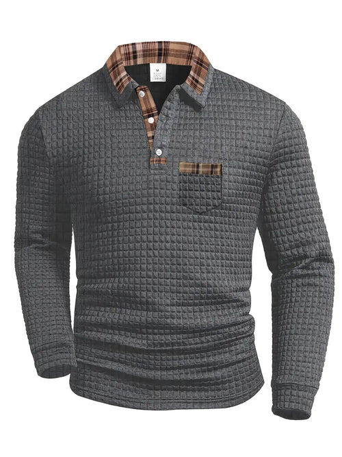 Kensington Checked Knit Polo