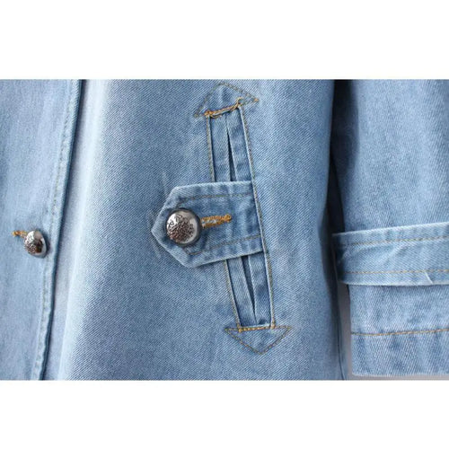 Everyday Denim Cape Coat