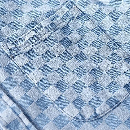 MASON CHECKERED DENIM SHIRT