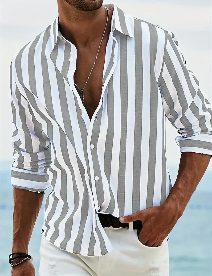 Leonard | Striped Summer Shirt