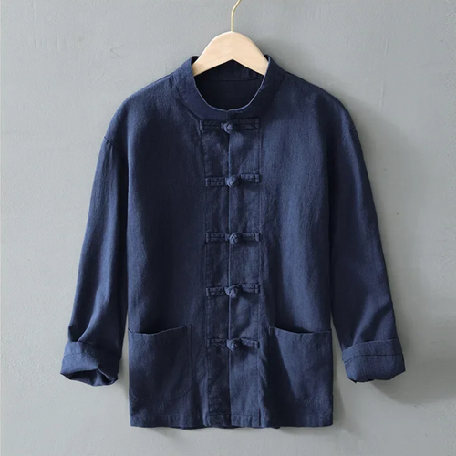Ellis Mandarin Collar Shirt