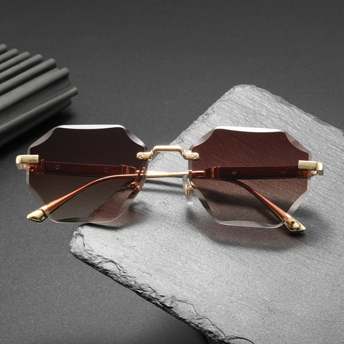 Dorian Rimless Sunglasses