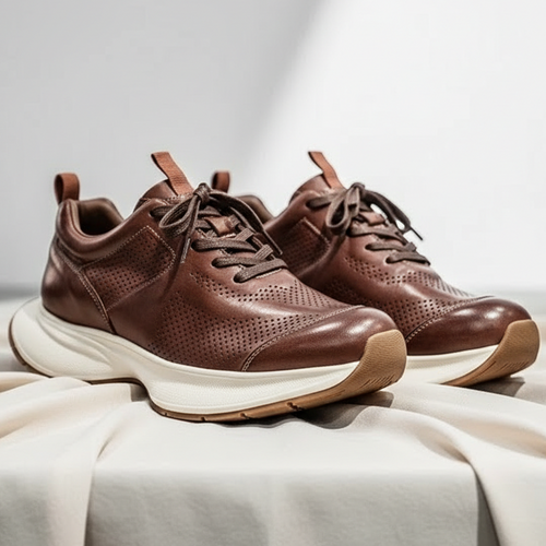 ALVERTON LEATHER TRAINERS