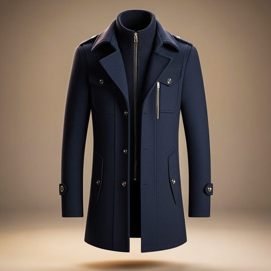 Callum Virgin Wool Coat