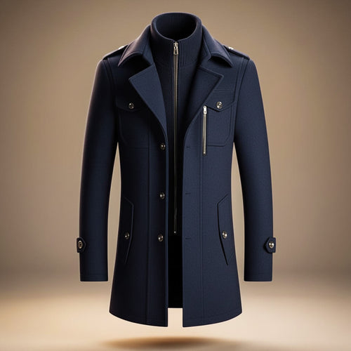Callum Virgin Wool Coat