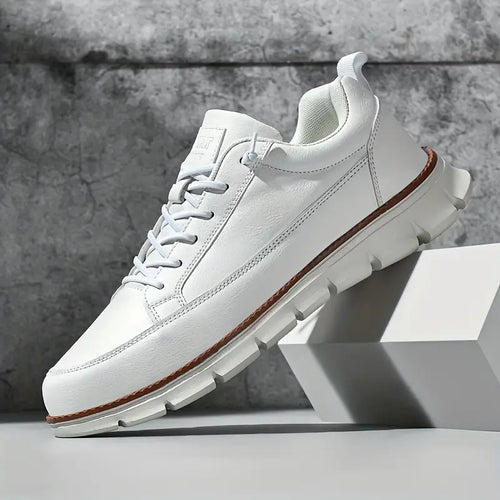 Leo Crafted Leather Trainers