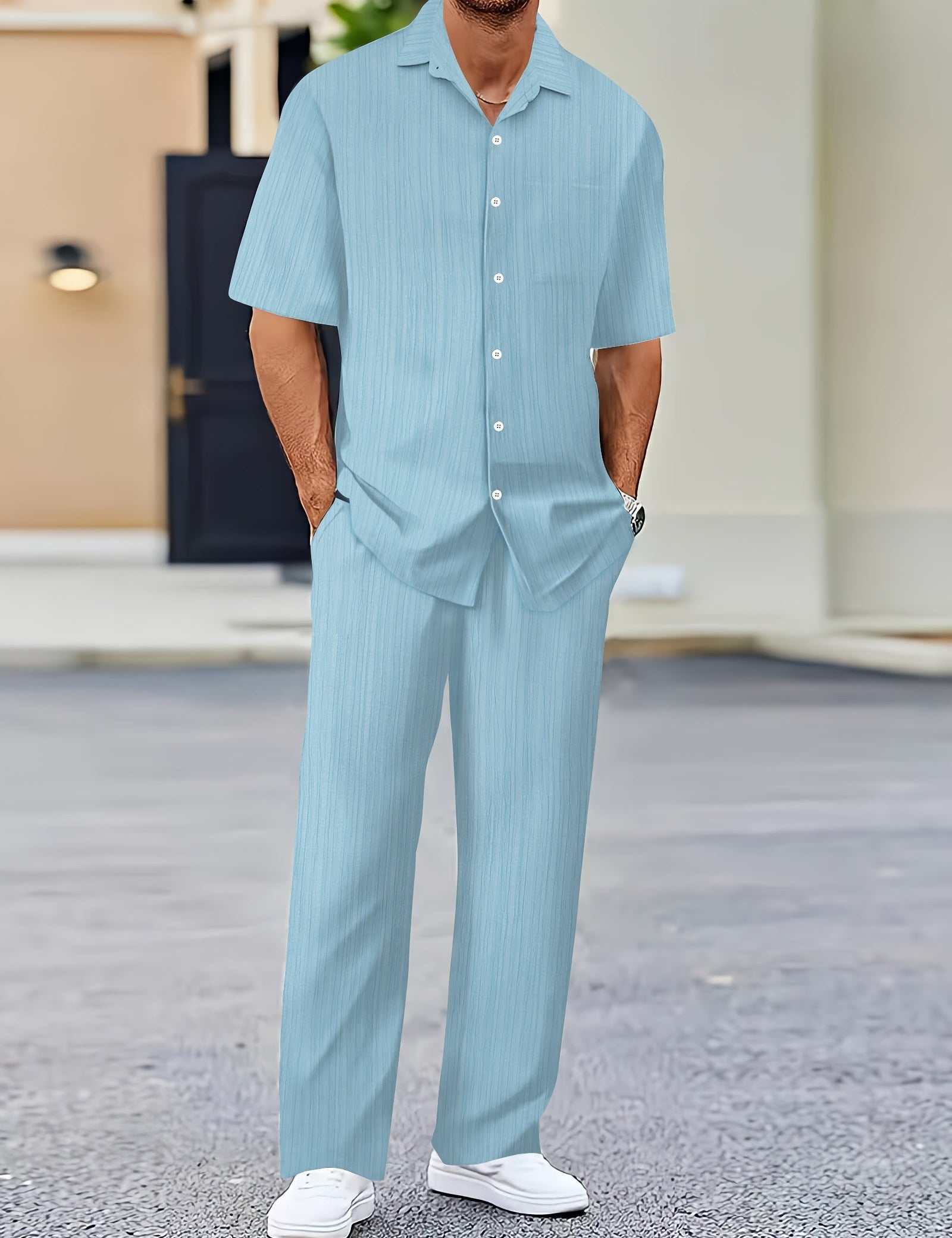 Elias Striped Two-Piece Summer Set