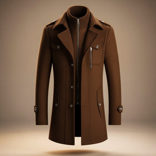 Callum Virgin Wool Coat