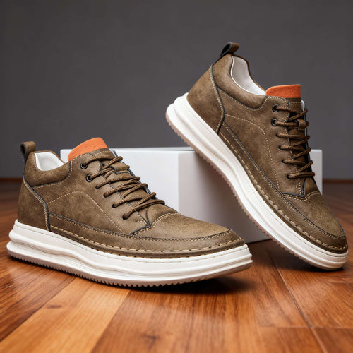 Zane Leather Trainers