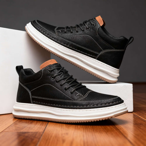 Zane Leather Trainers