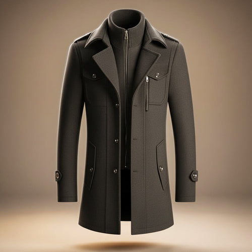 Callum Virgin Wool Coat