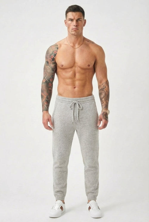 Cloud Merino Pants - Light Grey
