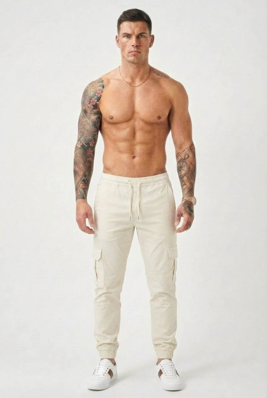 Atlas Cargo Jogger - Cream