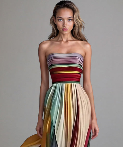 Vivienne A-Line Strapless Dress