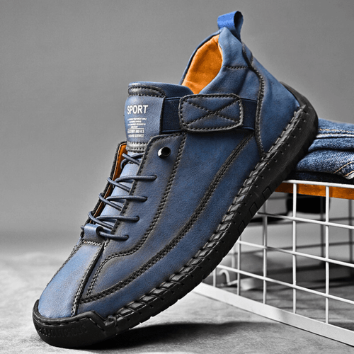 Hutton Artisan Leather Trainers